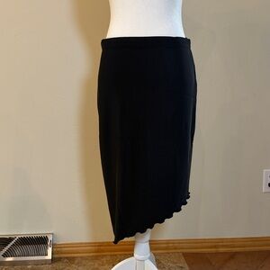 Byer California Woman's Medium Black Asymmetrical Skirt